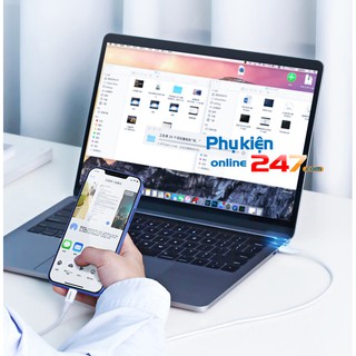 Cáp kết nối iphone với Macbook Pro