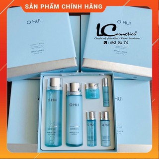 ( Hàng chính hãng)  Bộ Dưỡng Da Ohui Miracle Aqua Nước hoa hồng - Sữa Dưỡng fullsize tặng kèm quà siêu lời