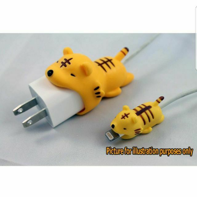 Set 2 con thú bảo vệ dây cáp sạc iphone