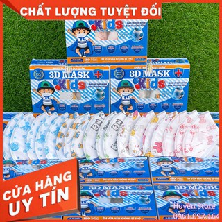 [GIÁ SỈ] Khẩu trang 3D Kids Trẻ Em họa tiết dễ thương(3-6 tuổi )