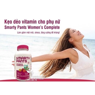 [Hàng Mỹ Bao Check]  Kẹo dẻo Smarly Mỹ bổ sung 31 vitamin cho phụ nữ  240 viên [Date Xa]