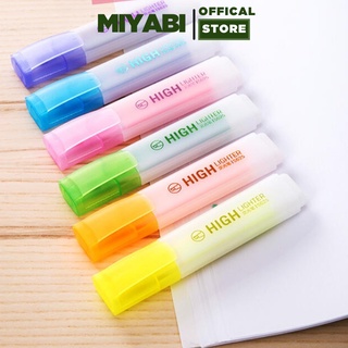 Bút dạ quang highlight dấu dòng 1 cái Deli cao cấp - Bút highlight đánh dấu cute - MIYABI STOTE