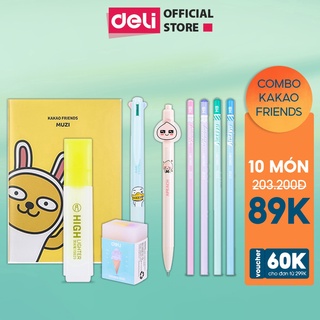 [Mã LIFEDELI20K5 giảm 20K đơn 0Đ] Combo lưu bút II Deli - gồm 5 sản phẩm