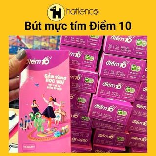 Bút mực tím điểm 10, bút tím xóa được mazzic Thiên Long xịn đẹp đều mực