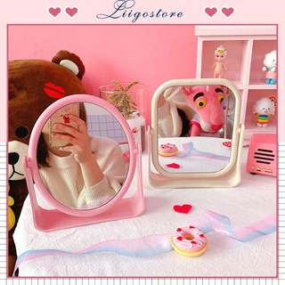 Gương trang điểm để bàn xoay 360 độ Liigostore