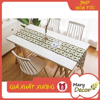 KHĂN RUNNER MARY DECOR - LÁ BODHI KR-E04