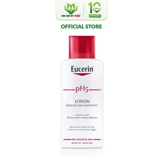 Sữa Dưỡng Thể Cho Da Nhạy Cảm Eucerin Sensitive Skin pH5 Lotion 250ml