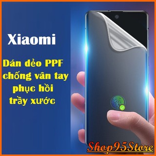 Miếng dán PPF nhám chống vân tay Xiaomi Note 8 pro K40 k40pro K30 Pro Mi 10t pro K30s CC9 pro Mi Note 10 Mi 11 Lite ...