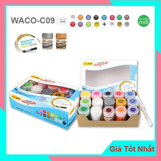 Bộ Màu Nước 15 Màu Colokit WACO09 - Hoàn Toàn Không Độc Hại, An Toàn Cho Bé