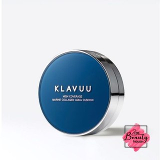 Phấn Nước Klavuu Blue Pearlsation High Coverage Marine Collagen Aqua Cushion 12g