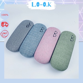 Hộp đựng gọng kính cận lõi thiếc đẹp _ LOOK
