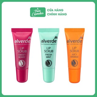 TẨY DA CHẾT MÔI ALVERDE FRESH MINT LIP SCRUB 8ml - Đức chính Hãng