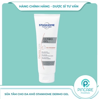 Sữa tắm không xà phòng Stanhome Dermo Gel 250ml cho da khô, mẩn đỏ - Hàng chính hãng - Nhà thuốc PinCare
