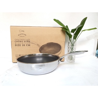 Chảo Sâu Lòng Blackcube Fivestar Inox 3 Lớp 28cm
