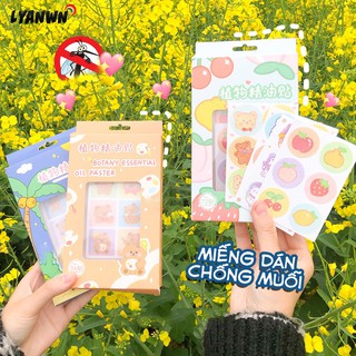 Miếng dán chống muỗi 6 miếng hoạt hình dễ thương