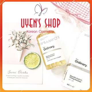 (Bill Hàn) Nước hoa hồng The Ordinary Glycolic Acid 7% + Toning Solution 240ml