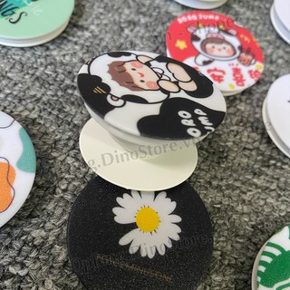 Popsocket Chống Lưng [Giao ngẫu nhiên] Cho Điện Thoại, Tai Nghe Bluetooth Airpods, Pin Dự Phòng  - Dinostore