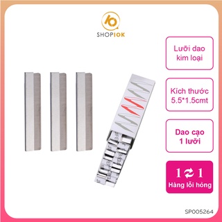 Dao cạo lông mày, dao cạo râu, cạo lông chân tiện dụng cho gia đình Hộp 10 cái - SP005264