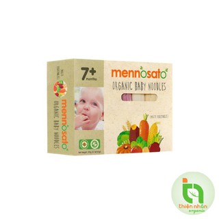 Mỳ sợi hữu cơ cho bé hỗn hợp rau củ 300g MenNoSato