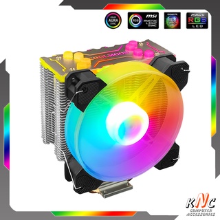 Quạt Tản Nhiệt CPU Coolmoon Frost X400 Led 5v ARGB, Led Đồng Bộ Mainboard, Sync Hub Coolmoon