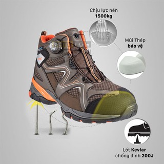 (CHÍNH HÃNG) Giày cách điện cổ cao siêu nhẹ Hàn Quốc Hans HS-78