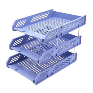 [ Chính hãng Sunwood] Khay tài liệu nhựa 3 tầng Sunwood 4113