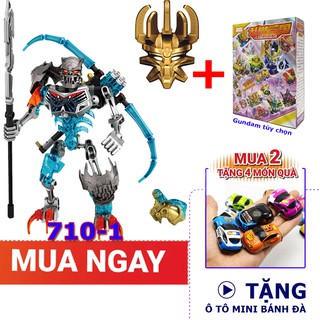SD Gundam Tam Quốc New4all tùy chọn và đồ chơi lắp ráp Bionicle 710-1 tặng kèm quà tặng ngẫu nhiên