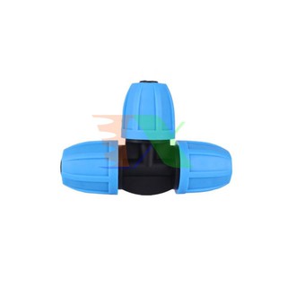 Tê chia cho ống PE, LDPE, HDPE, PVC Φ811 912 mm TE812 Có đai siết