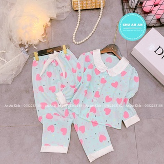 Pizama bé gái (16-40kg) - Set Quần Áo Trẻ Em Mặc Nhà Lụa Mango Cao Cấp Nhiều Màu