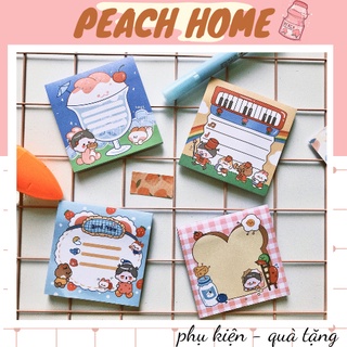 Giấy Note Ghi Chú 50 Tờ Nhiều Hình Ngộ Nghĩnh Tập Giấy Ghi Chú Giấy Nhớ Nhiều Màu Cute
