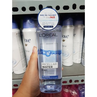 Nước Tẩy Trang LOREAL TUOI MÁT 3 Trong 1 Micellar 400ML