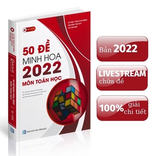 Sách luyện đề toán thpt quốc gia bản 2022 - Sách ID 50 đề minh họa ôn thi  thptqg môn toán Moonbook