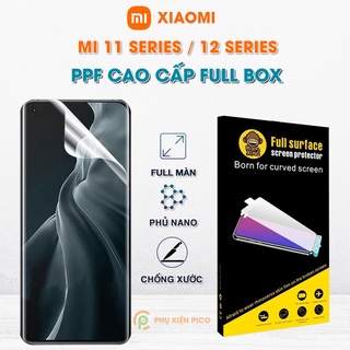 Dán màn hình Mi 11 Pro / Xiaomi 12X full màn hình trong suốt PPF chính hãng Moxiao Xing - Dán dẻo Xiaomi Mi 11 Pro