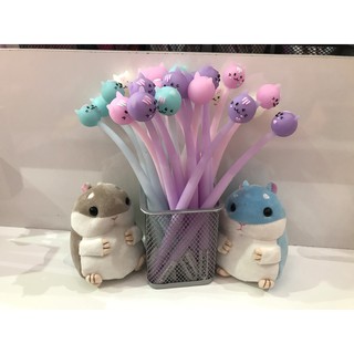 Bút viết Hình mèo béo nhiều màu