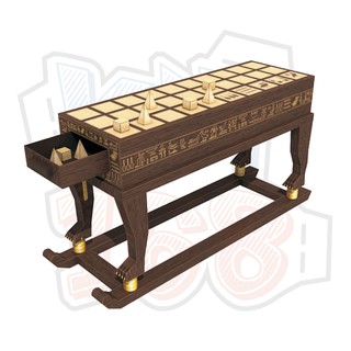 Mô hình giấy đồ chơi Senet - Ancient Egypt Game