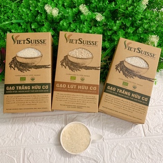 Gạo Vietsuisse hữu cơ 1kg ST25