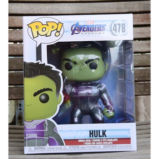 [Box 8.5/10] Mô hình nhân vật Funko Pop Marvel Avengers Endgame 6 Inch Hulk w/ Infinity Gauntlet #478