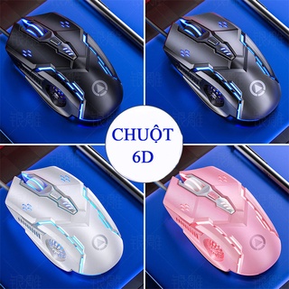 Chuột có dây Silver Eagle phát sáng máy chơi game chơi game tắt tiếng + có nút bấm