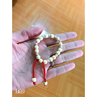Vòng dâu mix bi bạc cho bé