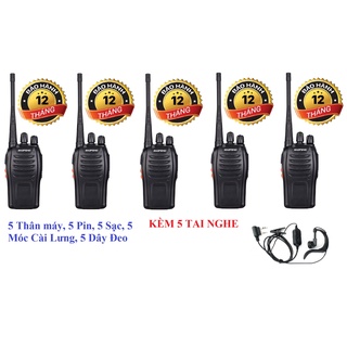 Bộ 5 Bộ đàm Baofeng 888s-Hàng chính hãng