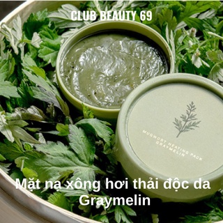 Mặt nạ ngải cứu thải độc da Graymelin Mugwort Heating Pack 100g, kèm bill web