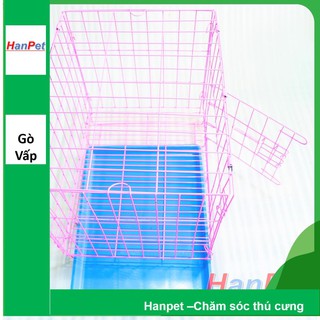 Hanpet.GV- Chuồng nuôi chó mèo - SD45 SD35- chuồng chó dạng gấp gọn sơn tĩnh điện