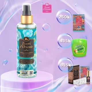 Xịt thơm dưỡng ẩm cơ thể (Body mist) Tesori d'Oriente Hoa sen và hoa muối biển 200ml