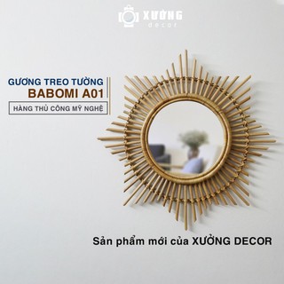 Gương decor Babomi- Hàng thủ công Việt Nam xuất khẩu