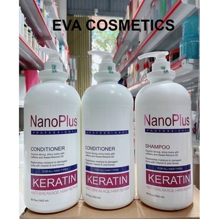 Cặp Dầu Gội Xả Siêu Thơm Siêu Mượt Tóc Nano PLus Collagen 2000ml