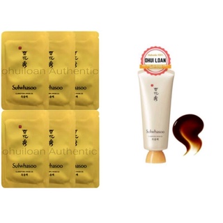 [ MỚI ] Gói Mặt nạ lột thảo dược sáng da loại bỏ tế bào chết  và mụn cám Sulwhasoo Clarifying Mask 3ml