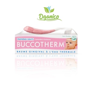 Vệ Sinh Răng Miệng Cho Bé / ORGANIC / Kit Chăm Sóc Răng Miệng Cho Bé Mới Mọc Răng Buccotherm, Nhập Khẩu Pháp