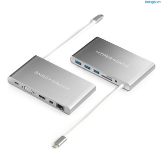 Cáp chuyển USBC qua 11 cổng khác Hyperdrive Ultimate Hub cho MacBook và PC