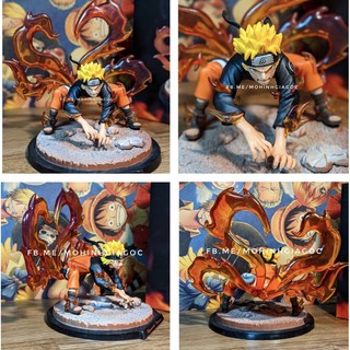 (SẵnVN) Mô hình nhân vật Naruto 20cm / 24cm tư thế chiến đấu hồ ly cửu vỹ GK Uzumaki Naruto