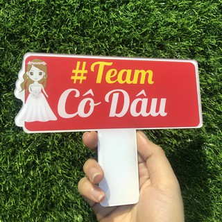 Bảng hiệu cầm tay cho đám cưới